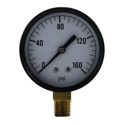Pneumatic Pressure Gauge 2 1/2"  0-60psi  1/4" LM