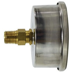 Pneumatic Pressure Gauge 2 1/2"  0-60psi  1/4" CBM LF