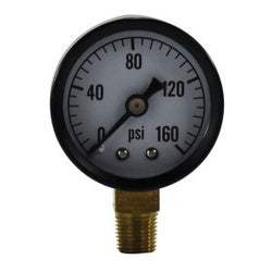 Pneumatic Pressure Gauge 1 1/2 0-15psi  1/8 LM