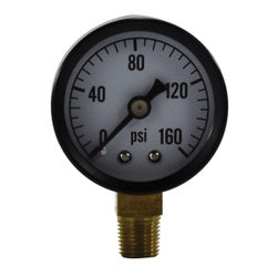 Pneumatic Pressure Gauge 1 1/2 0-100psi  1/8 LM