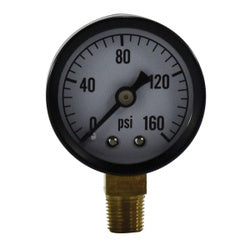 Pneumatic Pressure Gauge 1 1/2 0-200psi  1/8 LM