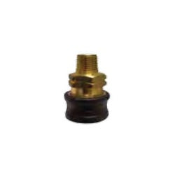 Quick Disconnect Straight Through Coupler 1/4 RUBBER GRIP MALE ST QD COUPLER