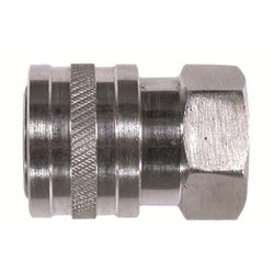 Quick Disconnect Straight Through Coupler 1/4 FEMALE SS ST COUPLER