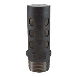 High Flow Muffler 1/2 HIGH FLOW ALUMINUM MUFFLER