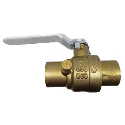Ball Valve 3/4 FP LEAD-FREE SWEAT BV W/DRAIN