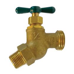 Heavy-Duty Hose Bibb No Kink Valve 1/2 MIP X 3/4 MHT NO KINK HOSE BIBB LF