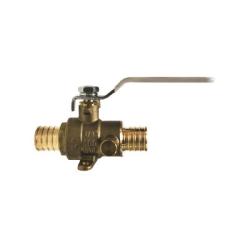 Ball Valve LF 3/4 PEX BV WITH WASTE DRAIN-DROP EAR