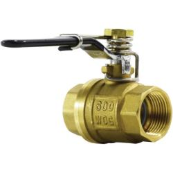 Ball Valve 1/2 THRD BRASS SPRING LOADED BALL VALVE
