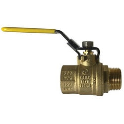 Ball Valve 1/2 LOCKING HNDL MALE X FEMALE BALLVALVE