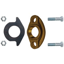Oval Meter Flange Kit 1-1/2 LF BRASS METER SINGLE FLANGE KIT