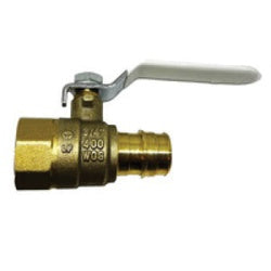 Ball Valve LEAD FREE 1 FNPT X 1 PEX COLD