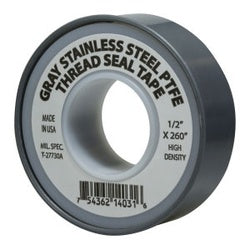 Stainless Steel Thread Seal Tape 3/4 X 520 GREY SS TAPE