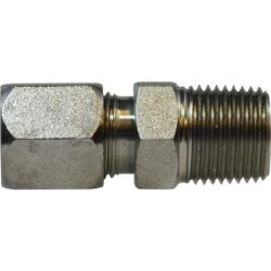 Connector 3/8 X 1/4 TUBEXMNPT FLARELESS CONN