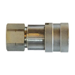 Flat Face Coupler 3/8 BODYX1/2 FNPT FLUSH FACE QD COUPLER