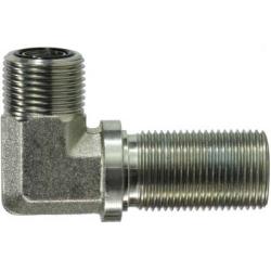 Bulkhead Union 90-deg Elbow 2-12 MORFS BULKHEAD UNION 90