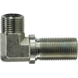 Bulkhead Union 90-deg Elbow 9/16-18 MORFSXMORFS 90 BLKHD UNN
