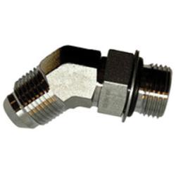 STAINLESS ADAPTERS 45-deg Elbow 316 -16 MJIC X -16 MAORB 45