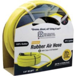 Air Hose 1/2" Hose x 1/2" mnpt 50' YELLOW