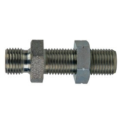 Bulkhead Adapter with Locknut 1/2 MBSPP x 1/2 MBSPP BLKHD W/LN