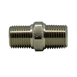 Hex Nipple 1/8 BSPT X 1/8 MIP HEX NIPPLE Brass