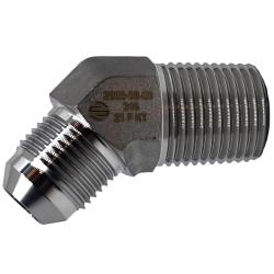 STAINLESS ADAPTERS 45 deg Elbow 316 -08 MJIC X 1/2 MALE NPT 45