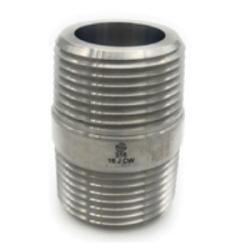 STAINLESS ADAPTERS Pipe Nipple 316 1/4 MNPT CLOSE NIPPLE