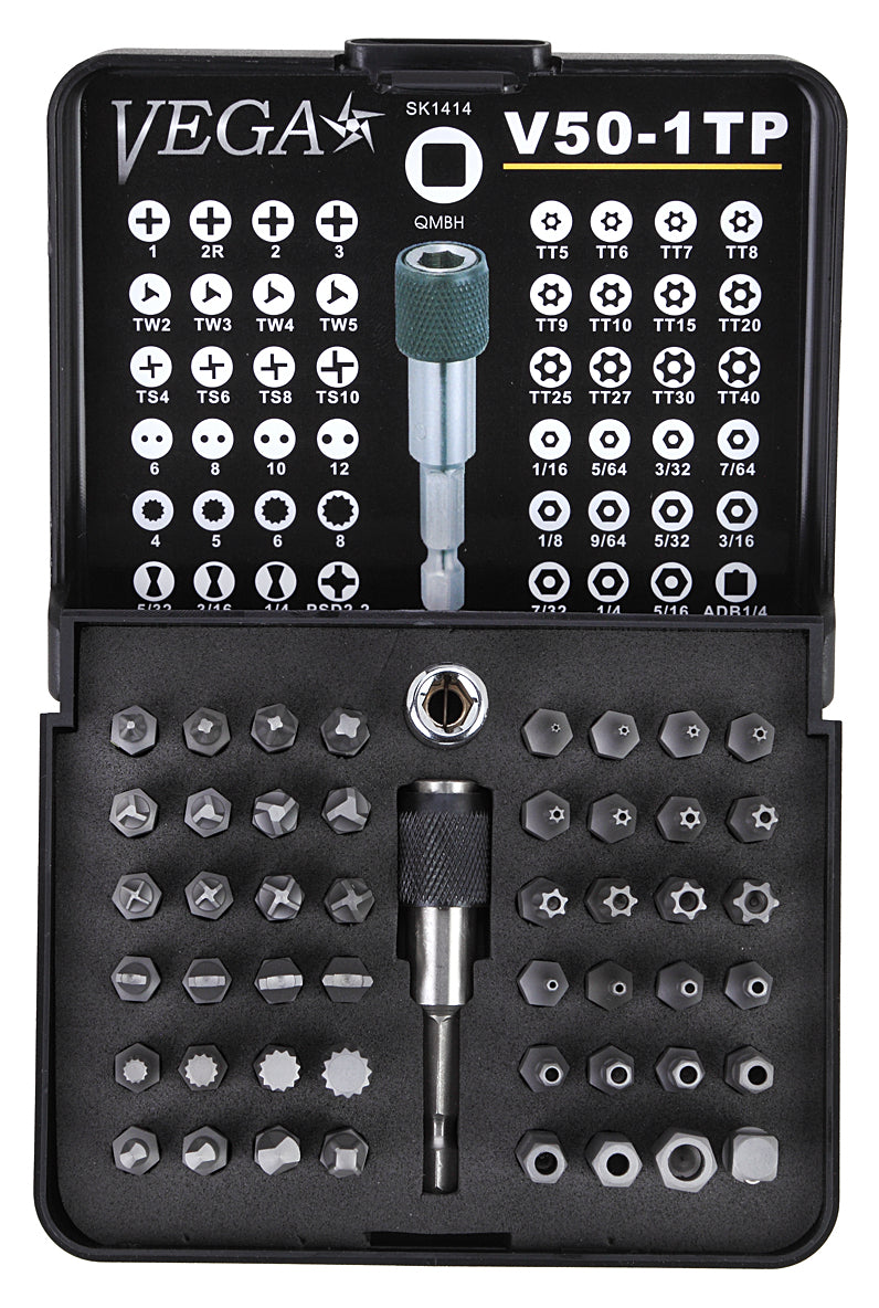 50pc Driver Bit Set (Tamper)
