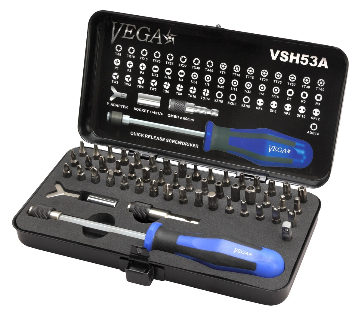 53pc Bit & Hand Driver Set