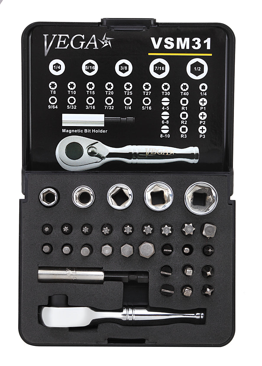 31pc Bit and Socket Set
