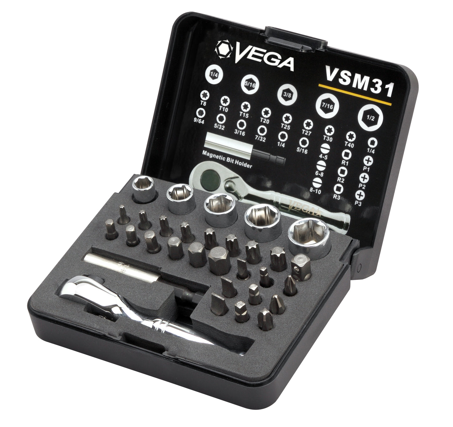 31pc Bit and Socket Set