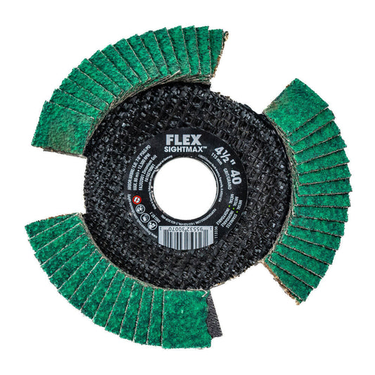 FLEX 4-1/2 Inch SIGHTMAX 60 Grit Flap Disc
