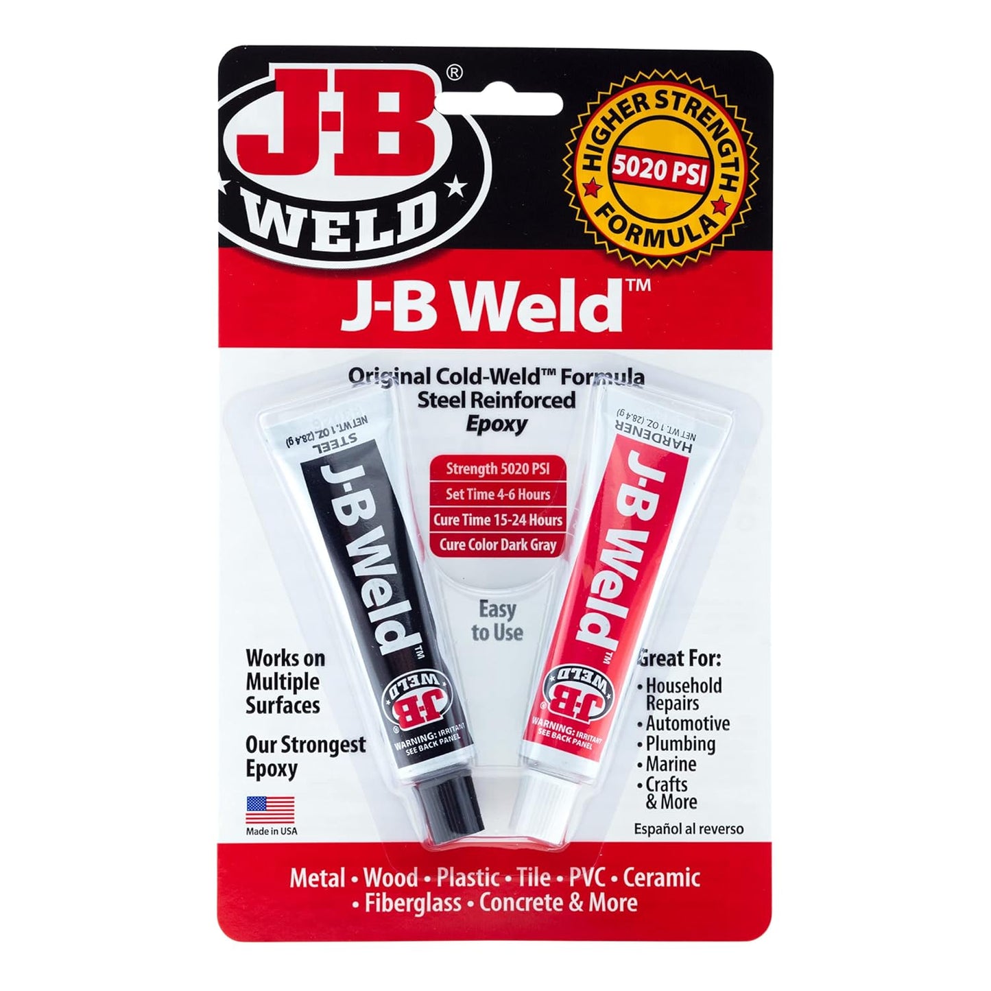 J-B Weld Original Cold-Weld Steel Reinforced Epoxy